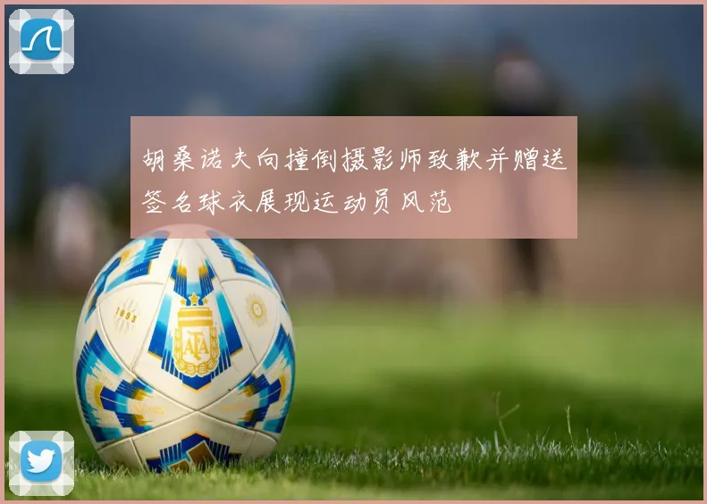 胡桑诺夫向撞倒摄影师致歉并赠送签名球衣展现运动员风范